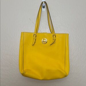 Michael Kors Yellow Tote Bag
